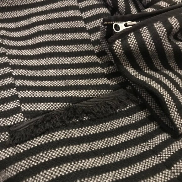 Jcrew striped tweed zip up Blazer - Picture 2 of 5